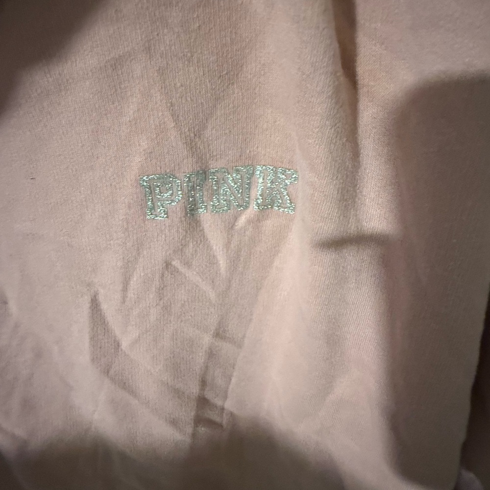 2/$35 Victoria's Secret Pink Bling Cowl Neck Pullover xl - Picture 5 of 9